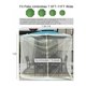 thumbnail image 2 of Mosquitera para sombrilla de patio de 7,5 a 11 pies/300 x 230, malla de poliéster para sombrilla, mosquitera universal para sombrilla con puerta con cremallera y cuerda ajustable, C, 2 of 5