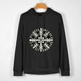 thumbnail image 2 of JEUXUS St. Benedict Medal Hoodie Catholic Saint Cross Prayer Tee, 2 of 4