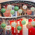 thumbnail image 4 of Christmas Paper Lanterns Decorative Indoor, 12 IN Holiday Paper Lanterns, 4 of 5