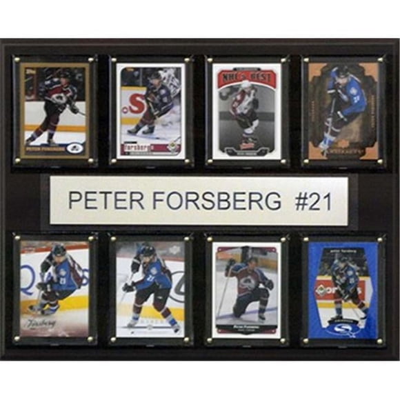 CandICollectables 1215FORSBERG8C NHL 12 x 15 in. Peter Forsberg Colorado Avalanche 8-Card Plaque