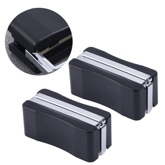FOMIYES 2-Pack Black Car Wiper Repair Tool with Special Grinding Tablets for Enhanced Wiper Performance and Universal Compatibility