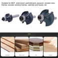 thumbnail image 4 of Impact Resistance Alloy And Carbon Steel Woodworking Router Bit, Round Milling Cutter, Fiberboard Cabinets Cutting For Solid Wood, 4 of 8