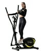 Romacci Elliptical Trainer Machine Upright Exercise Bike with 8-Level Magnetic Resistance for Home Gym Cardio Workout