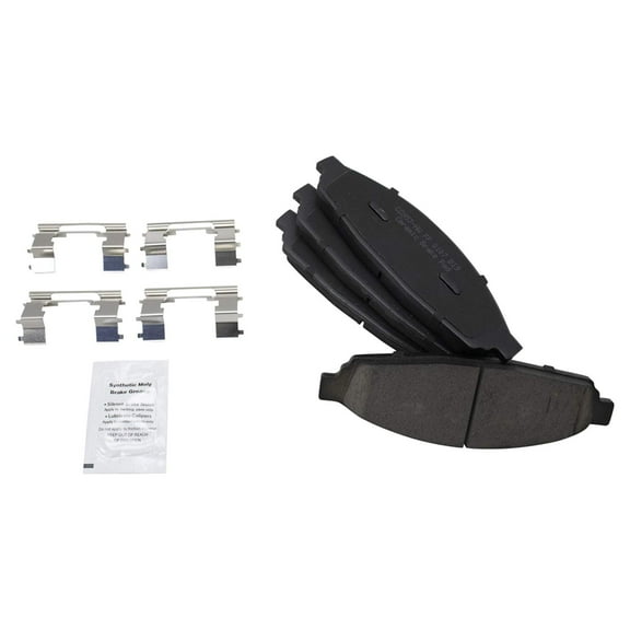 TRQ Front Ceramic Disc Brake Pads Kit for 03-05 Lincoln Aviator BFA73281