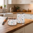 thumbnail image 6 of 900ml Stainless Steel Food Storage Containers Watercolor Dog Paw Prints Airtight Kitchen Canisters with Vacuum Lid for Coffee Tea Flour Sugar Grains, 6 of 8