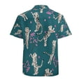 thumbnail image 3 of High Quality Hawaiian Shirts for Men Short Sleeve Aloha Beach Shirt Floral Summer Casual Button Down Shirts Blouses 7SIUUM, 3 of 7