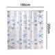thumbnail image 5 of Cortina de ducha Cortinas de baño impermeables ecológicas Tema del océano Revestimientos de cortina de ducha semitranslúcidos con ojales a prueba de herrumbre y ganchos para cortinas Ormromra 2034903-1, 5 of 9