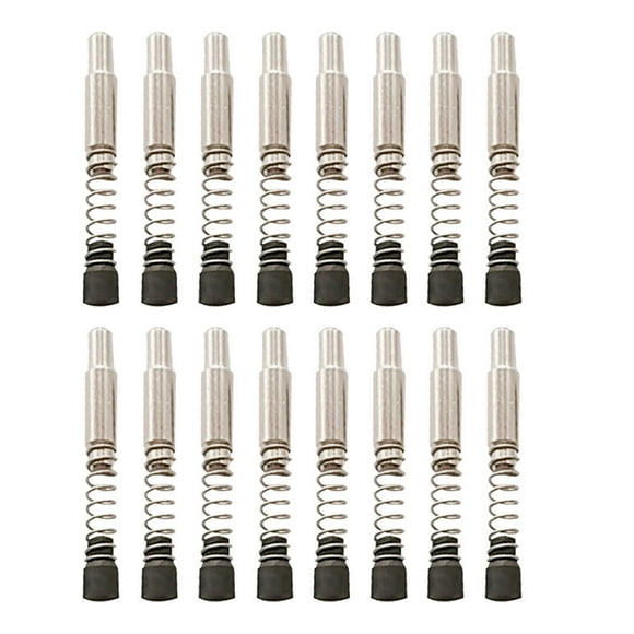 50pcs Stainless Steel Curtain Wall Spring Bolt Spring-loaded Plunger Locating Pin Spring Catch for Mechanical Industry (0.6x0.6x3.5cm Assembling)