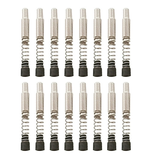 50pcs Stainless Steel Curtain Wall Spring Bolt Spring-loaded Plunger Locating Pin Spring Catch for Mechanical Industry (0.6x0.6x3.5cm Assembling)