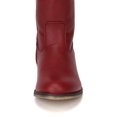 thumbnail image 4 of Breckelle Rider-18 New Women Leatherette Round Toe Riding Knee High Boot, 4 of 5