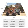 thumbnail image 2 of Manta de Cars Lightning Mcqueen, ligera, acogedora, para sofá cama, de franela súper suave, de microfibra, para viajes, para todas las estaciones, para adultos y niños, 60 x 50 pulgadas, 2 of 8