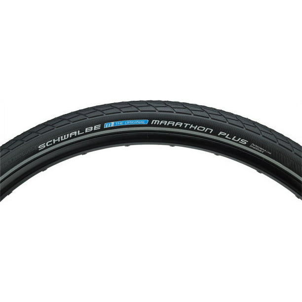 Schwalbe Marathon Plus Tire 650b x 38 Wire Bead Black Reflective Sidewall -