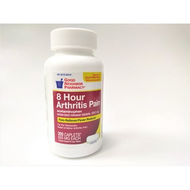 GNP 8 Hour Arthritis Pain 650mg, 200 Caplets