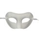 thumbnail image 1 of Qarigey Mascarilla antigua de media cara para carnaval Ropa, zapatos y accesorios Miscelánea blanco Qarigey  AP010208-02B, 1 of 6