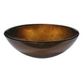thumbnail image 2 of ANZZI Posh Glass Circular Vessel Bathroom Sink, 2 of 7