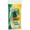thumbnail image 2 of Bic Twin Select Disposable Razor Clean & Soothe Skin Shaver for Men, 10ct, 2 of 4