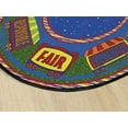 thumbnail image 2 of Flagship Carpets FE285-23A Tapis 4 x 6 Pieds The Good Friend Train - Ovale, 2 of 3