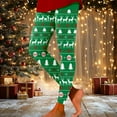 thumbnail image 2 of Fiaer Christmas Red Leggings Women Fashion Funny Printed Xmas Yoga Pants High Waisted Slim Fit Plus Size Cozy Workout Trousers Green XXL, 2 of 5