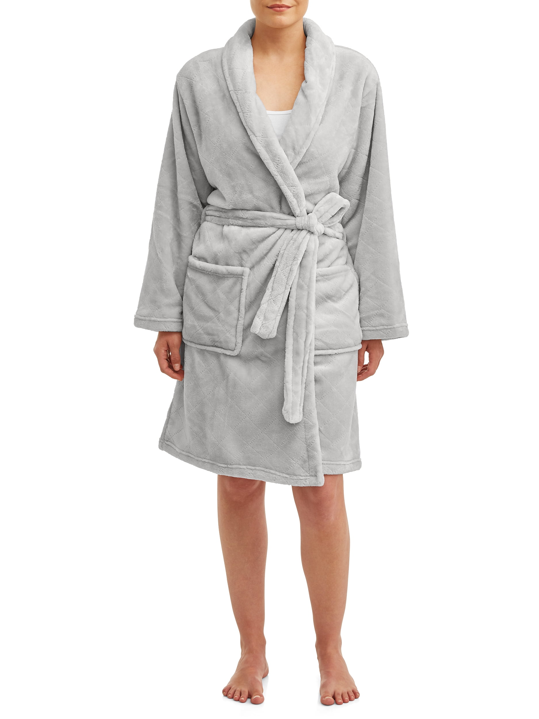 The Cozy Corner Women's 3/4 Length Plush Body Robe