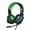 Green & Black A, variant on Joernso SY-G20 Wired Headphone Dynamic RGB Noise Reduction Over-Ear Computer Headphone with Microphone for E-sport