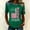 Army Green, variant on Women's Vintage Celebration 250Th Anniversary Red Wine Casual T-Shirt Patriotic Shirts for Women