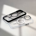 thumbnail image 4 of Lisade Magnetic Clear Case for iPhone 16 Pro Max/16Plus/16Pro/16 Compatible with MagSafe Transparent Matte Back Slim Shockproof Phone Cover, 4 of 11