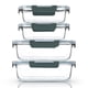 thumbnail image 1 of Recipientes de almacenamiento de alimentos M MCIRCO Glass 2260 ml y 1040 ml, 4 unidades, 1 of 1
