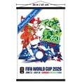 thumbnail image 3 of FIFA World Cup 2026 - North America Wall Poster with Magnetic Frame, 22.375" x 34", 3 of 5