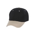 thumbnail image 1 of Casquette de Baseball Ajustable Bicolore, Noir Kaki, 1 of 2