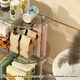 thumbnail image 4 of Clear Plastic Desktop Organizer Shelf with Metal Frame for Cosmetics and Toiletries Storage, 2-Tier or 3-Tier, 4 of 6