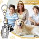 thumbnail image 1 of Colgante de Llavero de Acero Inoxidable para Perfume con Cenizas Conmemorativas, Llavero de Frasco Metálico, Llavero de Cabello Conmemorativo para Mascotas - B, 1 of 6