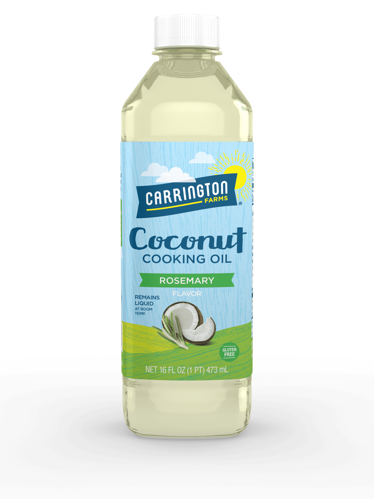 Carrington Farms Rosemary Flavor Coconut Cooking Oil, 16 fl oz