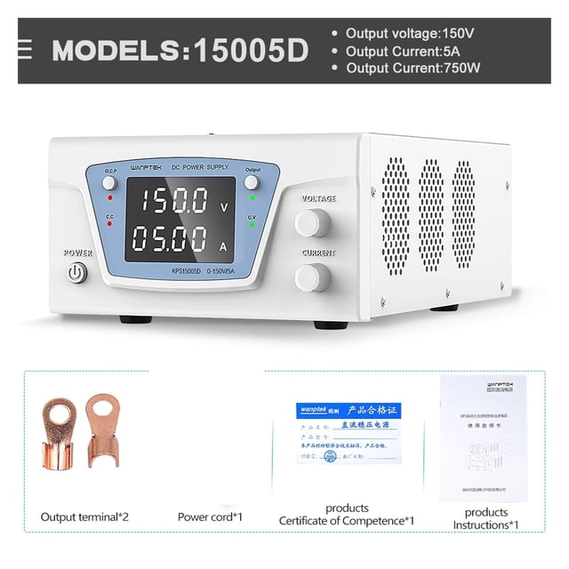 Wanptek High Power 300V 3A Adjustable Lab Power Supply Bench Source Digital Switching Power Supplies Voltage Current Stabilizer