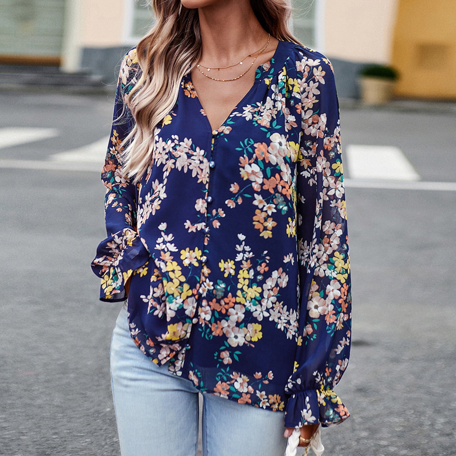camisas estampadas mujer