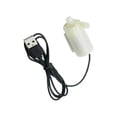 thumbnail image 1 of Mini bomba de agua USB de 5V, accesorios duraderos multifunción prácticos, baja tensión eléctrica para fuente, artesanía, pecera, acuario, hogar Blanco de Salvador bomba de fuente, 1 of 8