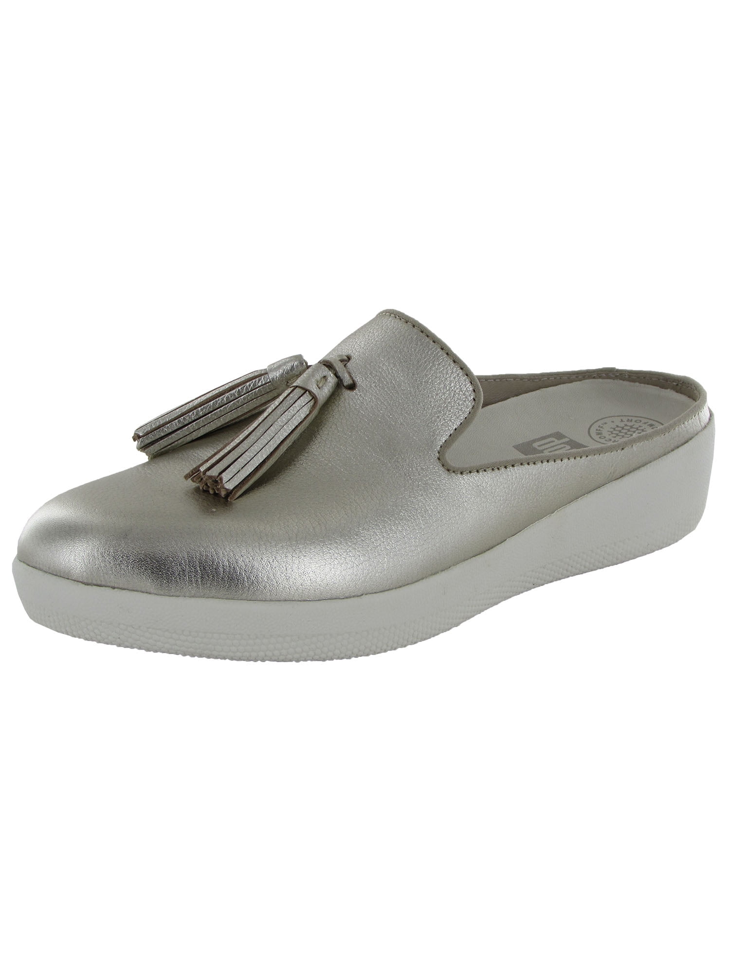 Fitflop Womens Superskate Slip On Tassel Mule Shoes, Pale Gold, US 7 -  Walmart.com