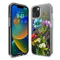 thumbnail image 3 of MUNDAZE Apple iPhone 13 Mini Violet Jaune Rouge Fleurs de Printemps Florales Antichoc Hybride Transparent Étui de Protection, 3 of 6