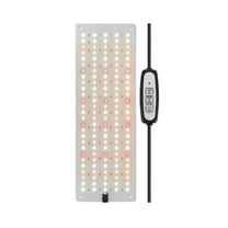 WMGHA LED Plant Grow Light, Full Spectrum Grow Light with 4 Dimmable Levels and Auto On/Off Timer, 135 LEDs Plant Grow Lamp for Seedlings, Veg, Bloom and Succulents, Easy to Assemble,12"x4"