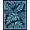 Blue, Pattern 1, variant on ODIKA 4'x6' Machine Washable Non-Slip Area Rug, Safari Palm Leaf Blue High Traffic Rug, Blue, 296589