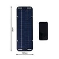 thumbnail image 3 of 30W Solar Panel 12V Trickle Charger Battery Charger Kit Maintainer Boat Car RV IP65 Waterproof Rating Car Accessories, 3 of 9