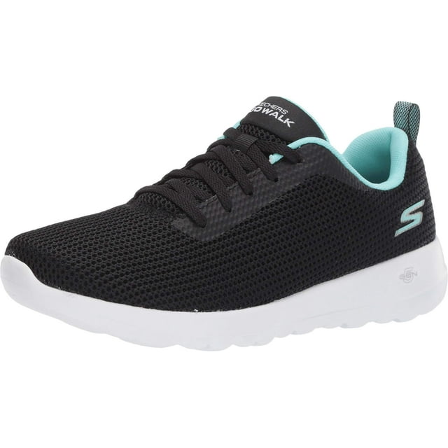 Zapatillas Skechers Go Walk Joy Upturn para mujer, color negro/aguamarina, 8.5 US