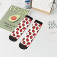 thumbnail image 7 of Rocae Hand Drawn Strawberry for Premium Adult Socks,Comfortable, Breathable, and Durable Socks, Perfect for Everyday Wear, 7 of 7