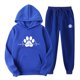 thumbnail image 1 of Puntoco, moda para mujer, abrigo informal deportivo con estampado, pantalones largos, suéter con capucha, tops, conjunto de pantalones, conjunto con capucha de manga larga, liquidación Puntoco Puntoco-3341, 1 of 2