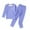 Blue, variant on Thermal Underwear for Kids Thermal Set Fleece Lined Base Layer Boys Long Johns Winter Clothes for Girls Purple 3-4 Years
