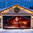 thumbnail image 3 of Liyamei Large Garage Door Banner For Outdoor Holiday Double Xmas Yard Sign With Reinforced Edges And Festive Designs, 3 of 5