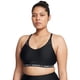 thumbnail image 4 of Sujetador deportivo Under Armour Crossback Low Impact para mujer, negro/blanco, 4 of 6
