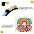 thumbnail image 2 of 200pcs Crafts Pompoms Fluffy Pompoms Clothing Accessories DIY Handmade Materials, 2 of 9