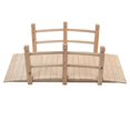 thumbnail image 4 of IVV Small Outdoor Arch Bridge, 4.92ft Natural Fir Wood Landscape Bridge for Garden & Courtyard Decor, Burlywood Color, 4 of 9