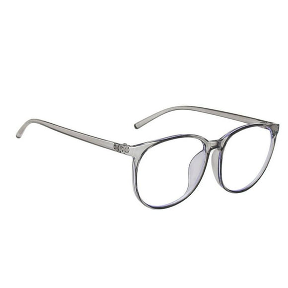 Qarigey Gafas de ordenador con luz azul a la moda, gafas de juego regulares transparentes, gafas para mujer, gafas para mejorar la comodidad, gafas Lentes gris transparente