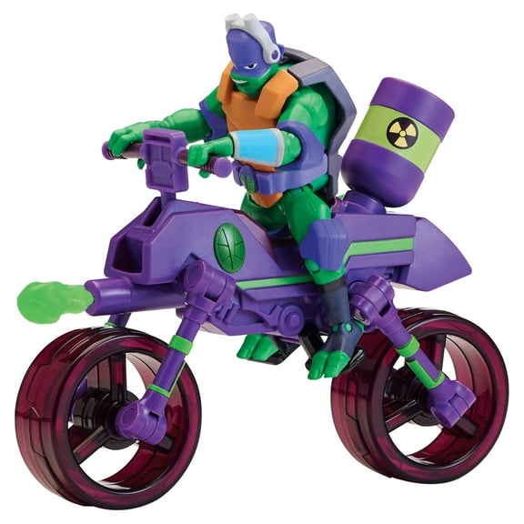 Rise of the Teenage Mutant Ninja Turtle Bug Buster Cycle with Exclusive Donatello